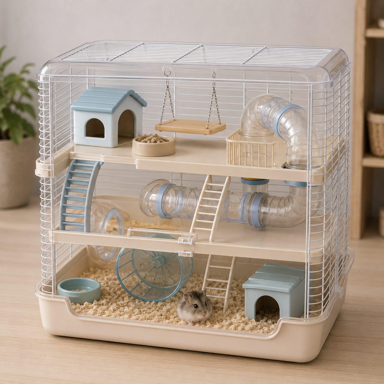 Spacious Hamster Cage