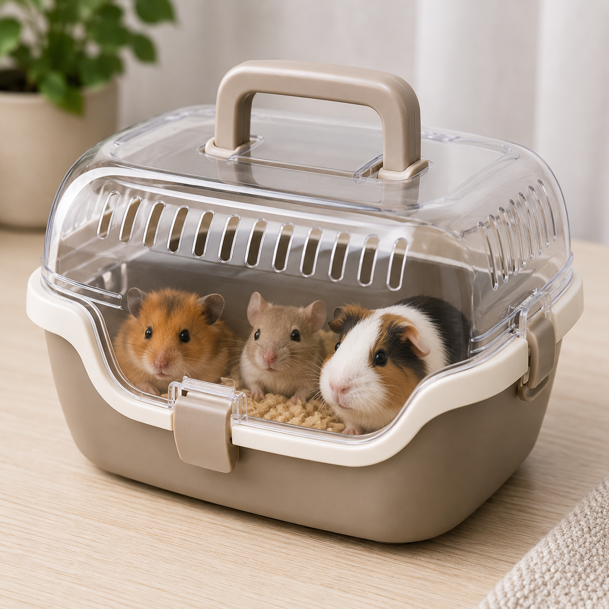 Plastic Carrier for Small Animals